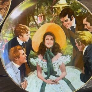 Gone With The Wind Golden Anniversary Series Decorative Plates 1988-1989
